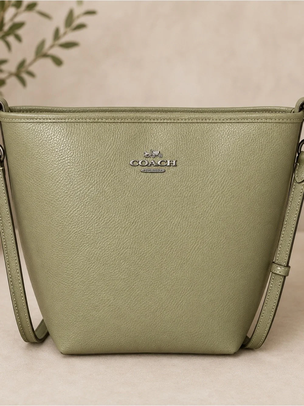 Coach City Bucket Crossbody Bag Military Green